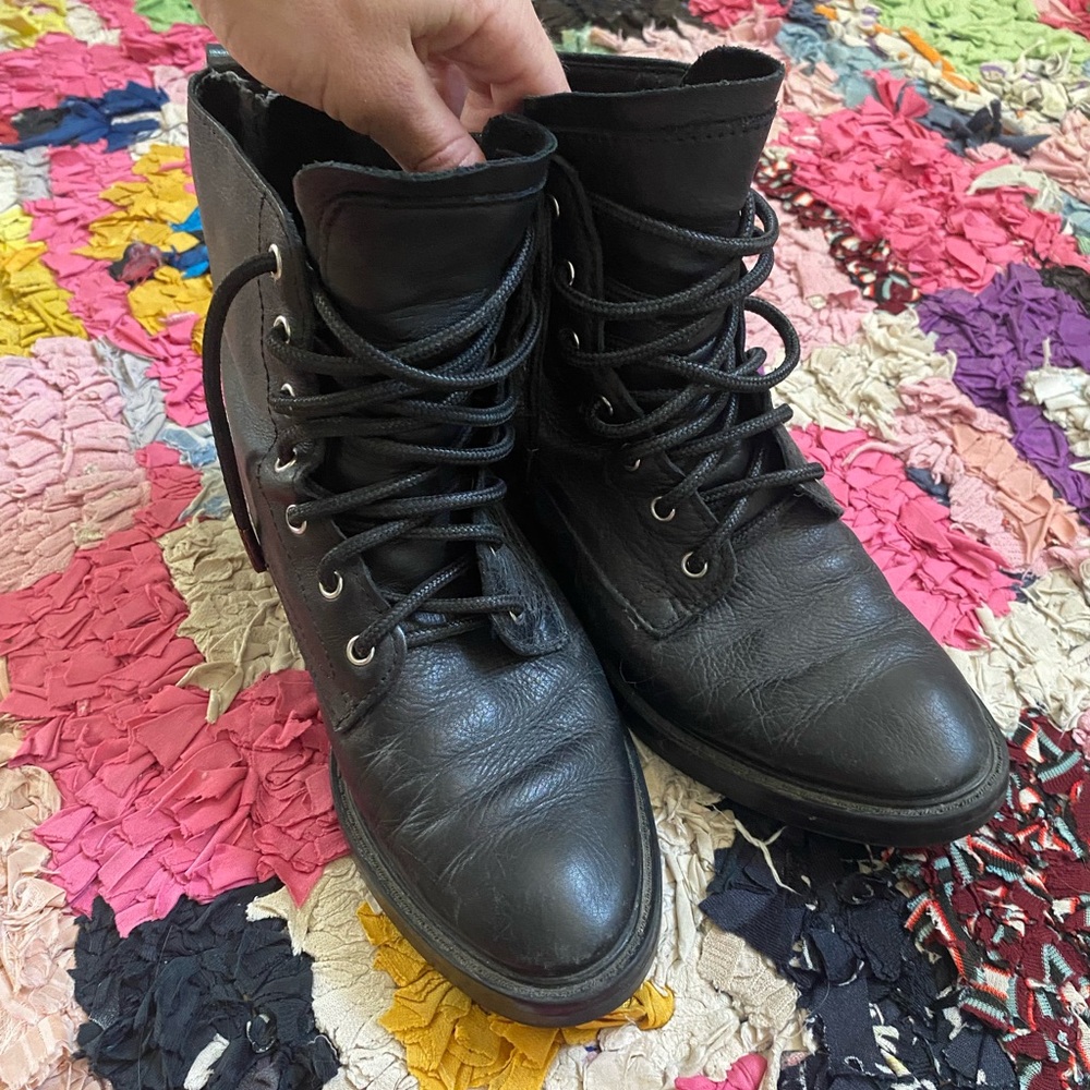Black Leather Dolce Vita Boots